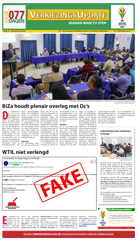 Verkiezingskrant 2025 editie 4